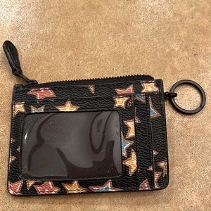 Coach mini wallet w chain